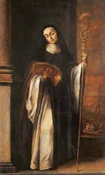 Sainte Paula ou une abbesse, 1655